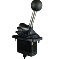 JHS-F – FRICTION HOLD, SINGLE AXIS, HALL EFFECT JOYSTICK