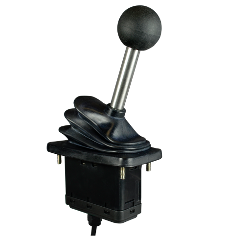JHS-F – FRICTION HOLD, SINGLE AXIS, HALL EFFECT JOYSTICK